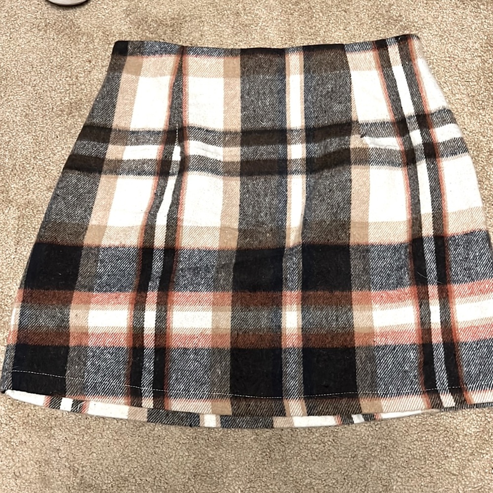 Plaid autumn skirt brand new